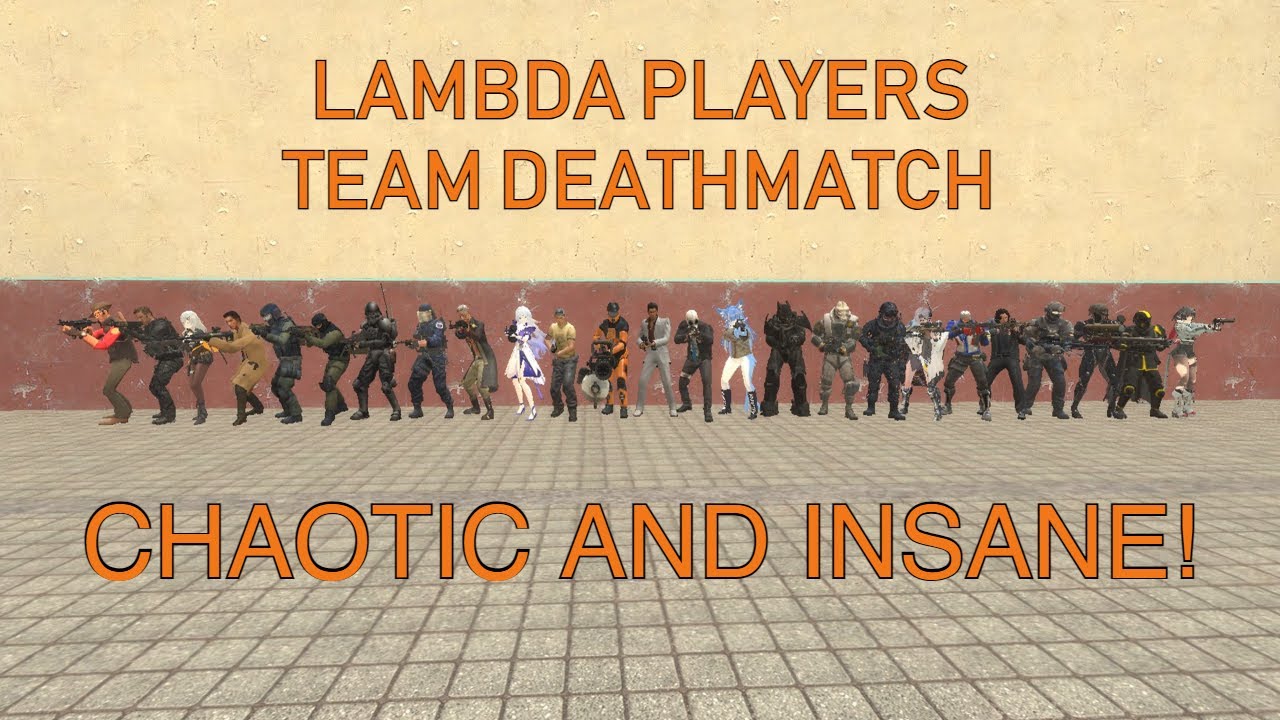 Garry's Mod Lambda Players Team Deathmatch Gameplay Showcase