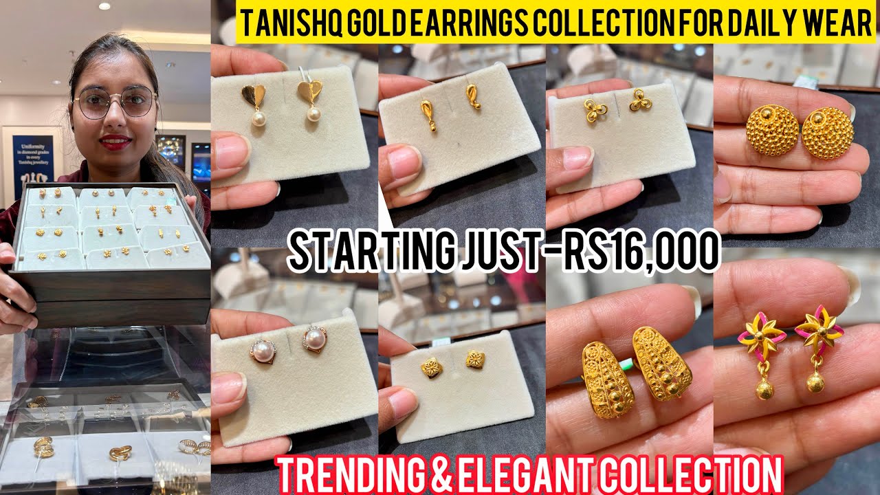 Tanishq Gold Earrings Designs with Price | Latest 22K Daily Wear & Bridal Collection