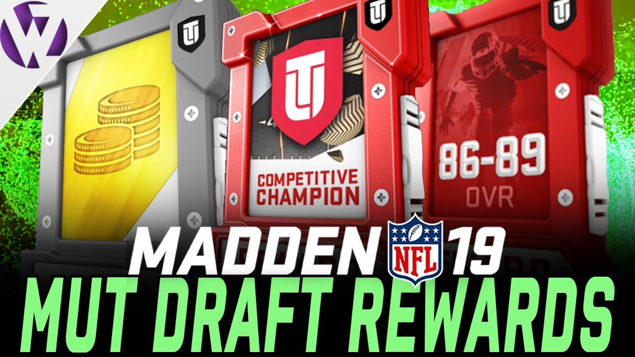 6 WIN MUT DRAFT REWARDS! - Madden 19 Pack Opening