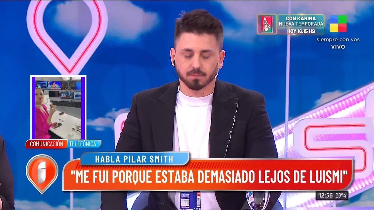 Pilar Smith se fue enojada del show de Luis Miguel