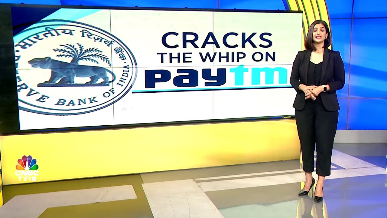 Paytm Plunges 20% Again | RBI crackdown on Paytm Payments Bank | CNBC TV18