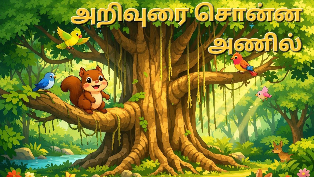 அறிவுரை சொன்ன அணில்#bed time stories #tamil moral stories #தமிழ் கதை 