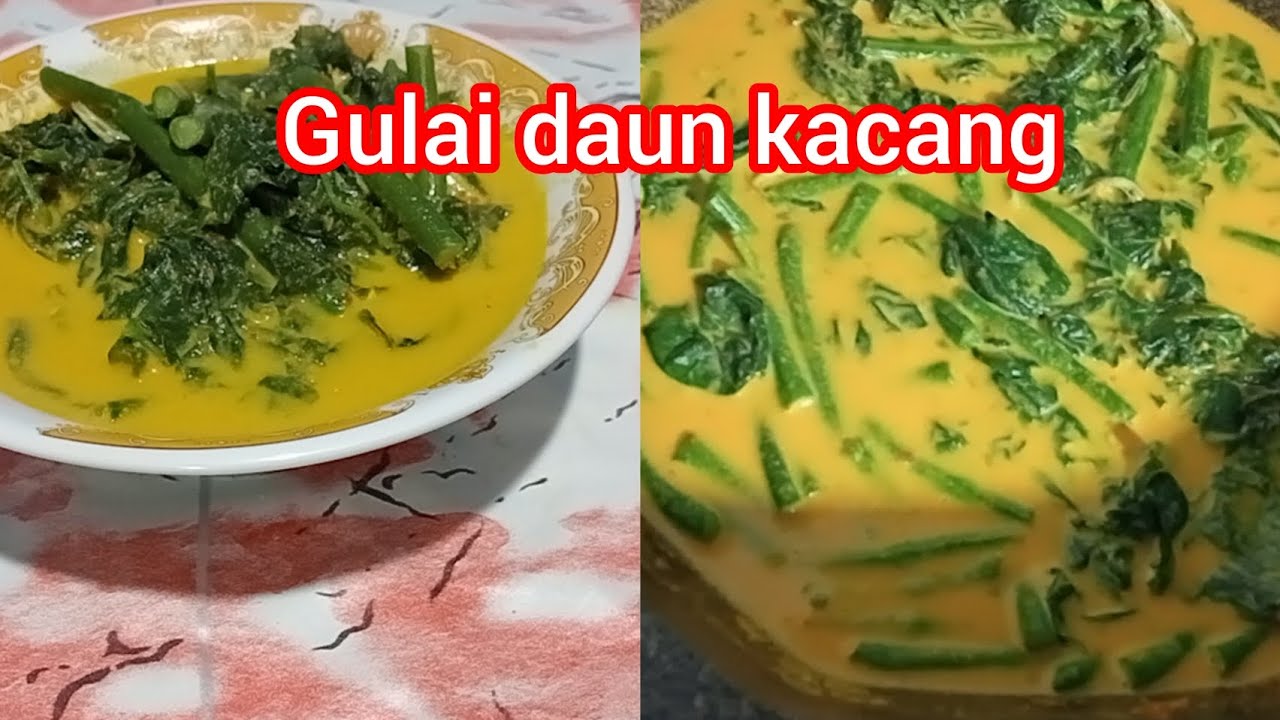 Sebelum daun kacangnya di masak remas dulu pakai garam@ApongLasmawati 