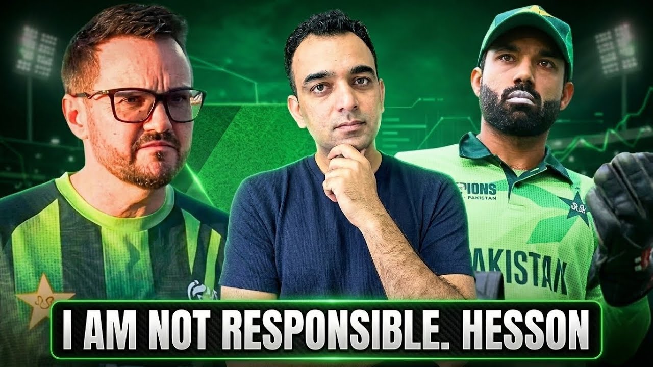 Hesson explains why Rizwan is not Part of Pak T20 and ODI Team 
