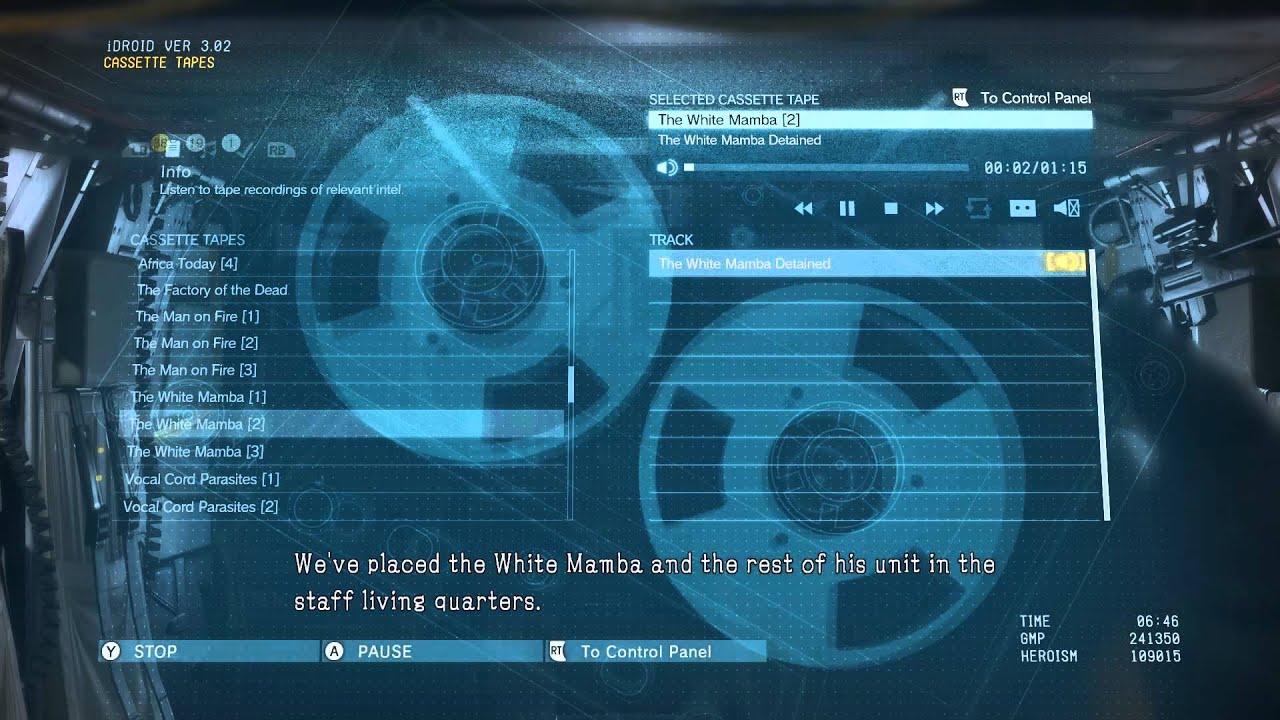 MGS5 Tapes - The White Mamba [1-3]