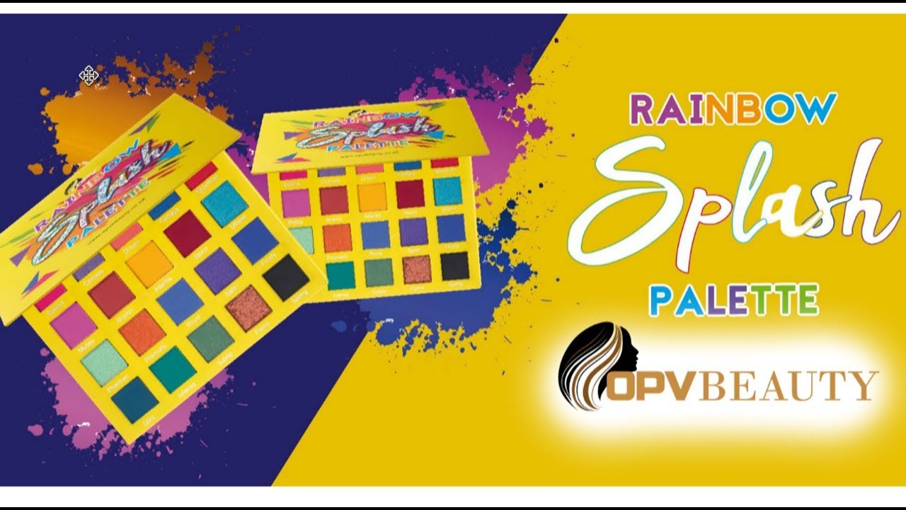 OPV Rainbow Splash Eyeshadow Palette | SWATCHES