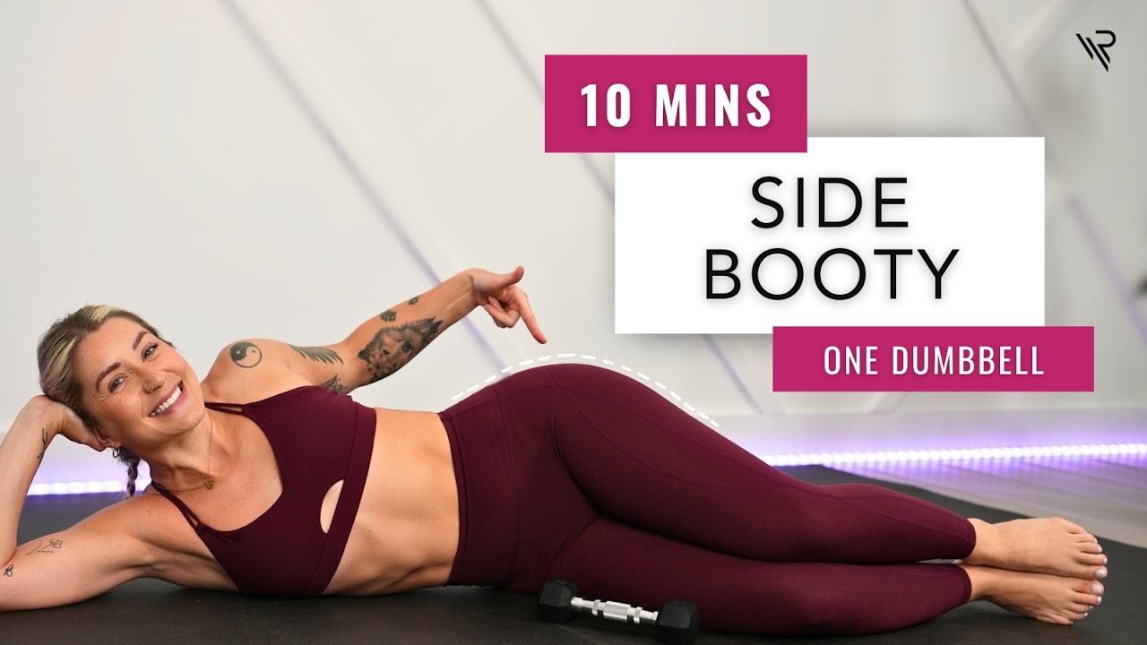10 Mins INTENSE Side Booty Dumbbell Workout