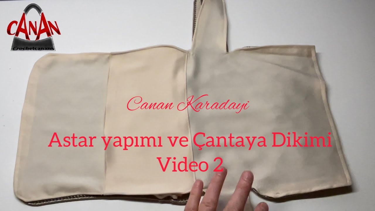PLASTİK CANVAS İÇİN ASTAR YAPIMI VE ÇANTAYA DİKİMİ. TÜM DETAYLARI. YENİ VİDEO. VİDEO 2 ASTAR YAPIMI