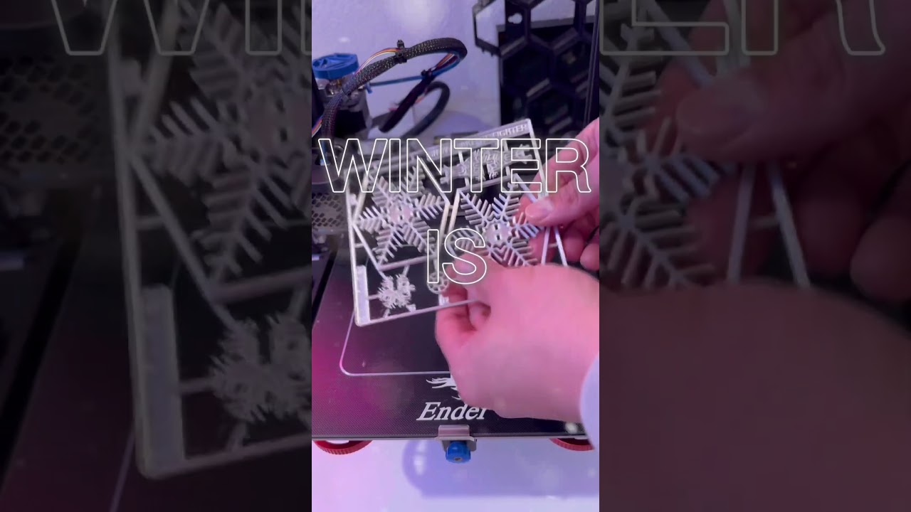 This Snowflake TIE Fighter is amazing! Get the STL files on Printables 