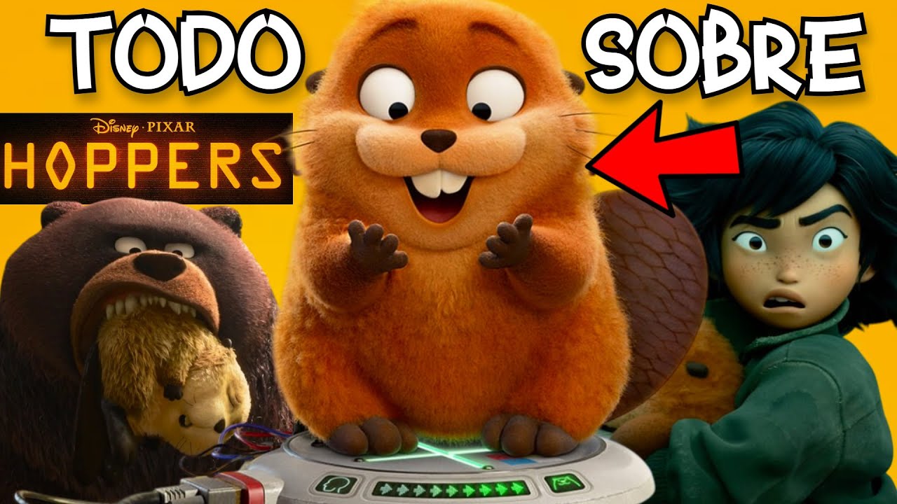 TODO Sobre HOPPERS la PR&Oacute;XIMA Pel&iacute;cula de PIXAR - FECHA de Estreno, TRAILER An&aacute;lisis DISNEY 2026