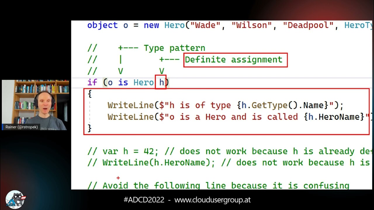 s1-12 C# Pattern Matching Inside out-Rainer Stropek