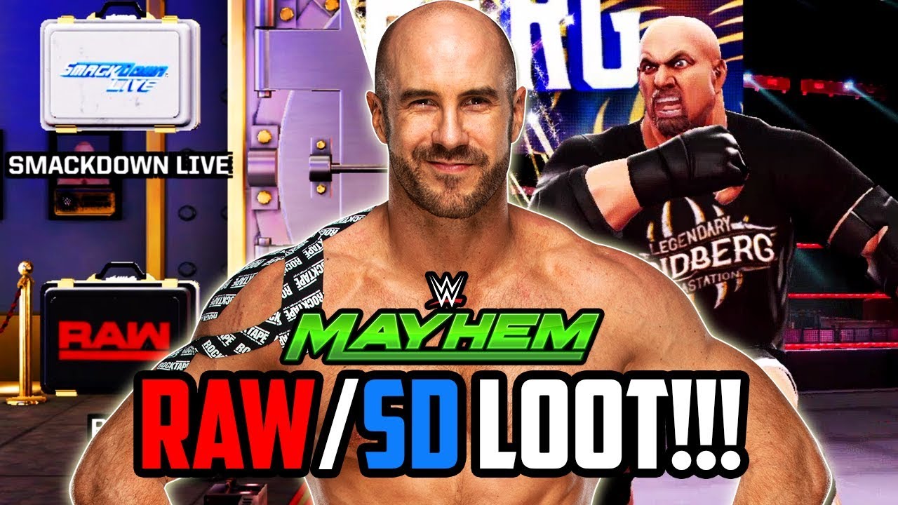 WWE MAYHEM RAW & SMACKDOWN LOOT! 3 NEW SUPERSTARS!!!