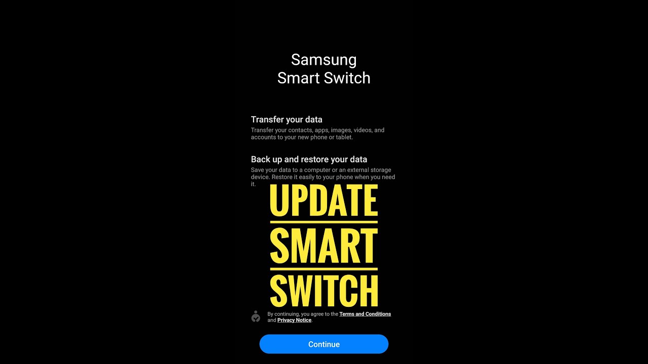 How to get the latest version of Samsung Smart Switch