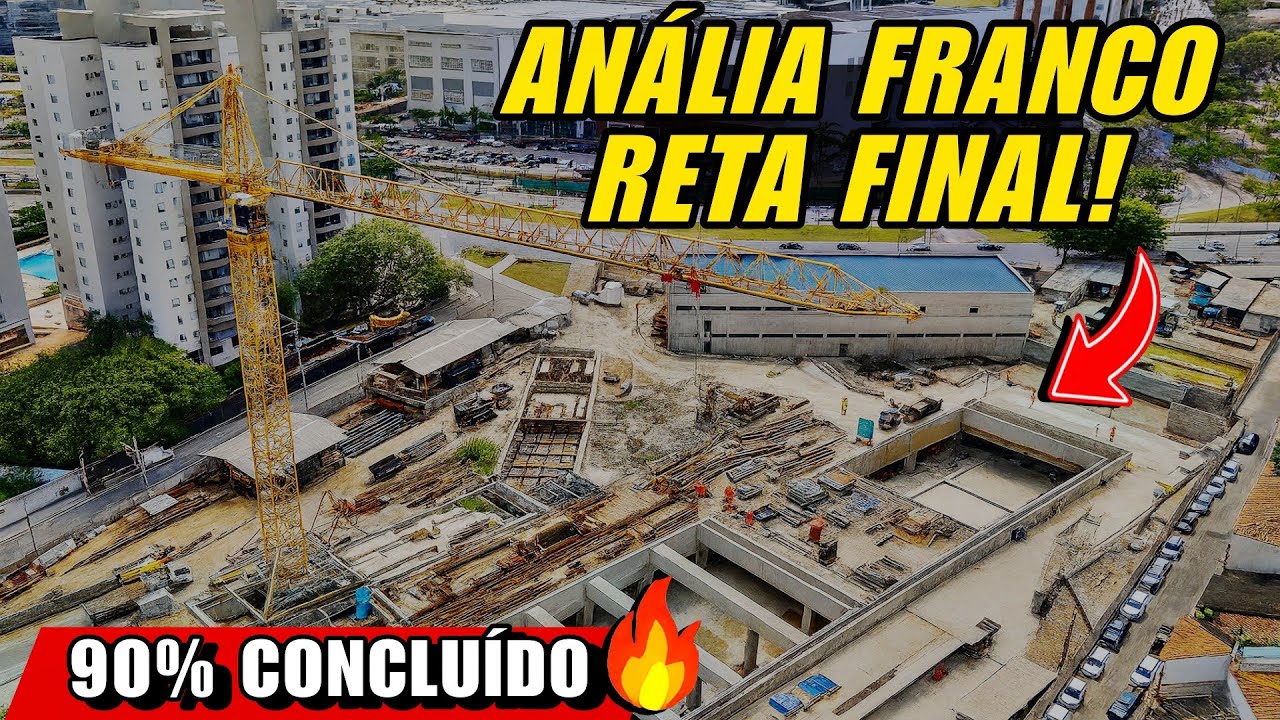 🔥🚨 IMPRESSIONANTE! AN&Aacute;LIA FRANCO 90% PRONTA &mdash; O QUE FALTA AGORA? 😱🚇