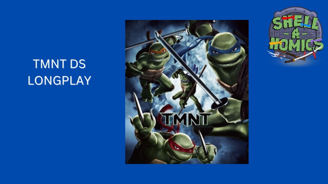 TMNT Video Game The Movie 2007 Nintendo DS Full Play Ninja Turtles