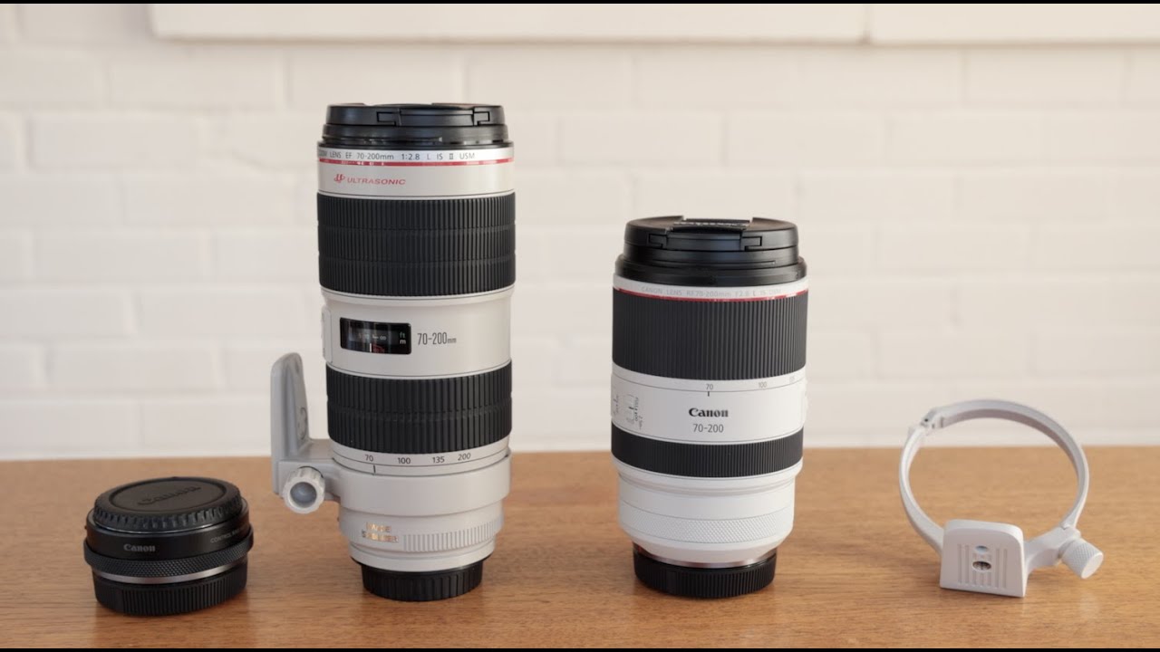 Comparatif des zooms Canon 70-200mm f2.8L  EF et RF