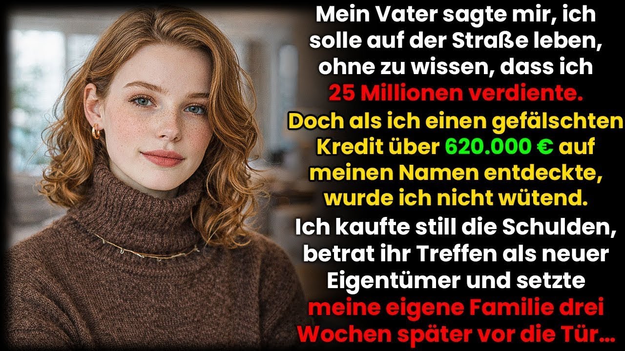Beim Thanksgiving sagte mein Vater; „Geh auf die Straße“ – er wusste nichts von meinen 25 Mio.