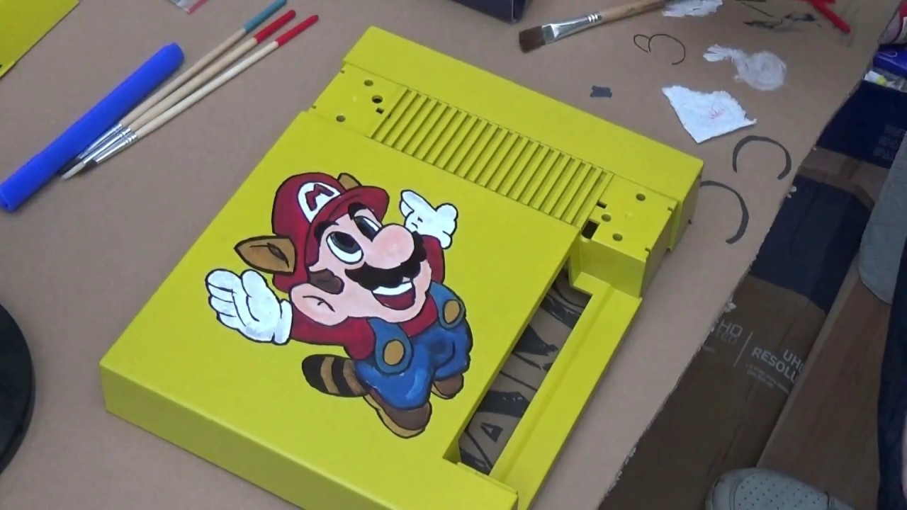 Custom Painted NES - Super Mario Bro 3 Theme