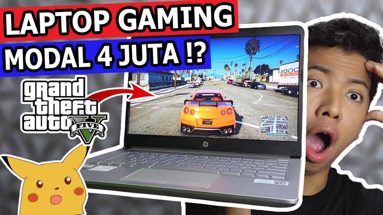GAMING DI LAPTOP 4 JUTA ?? Athlon Silver 3050U : HP 14s-dk1524AU (Review & Benchmark)