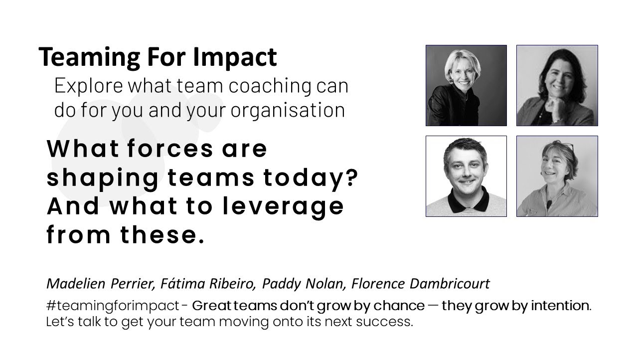 What are the main forces shaping teams now