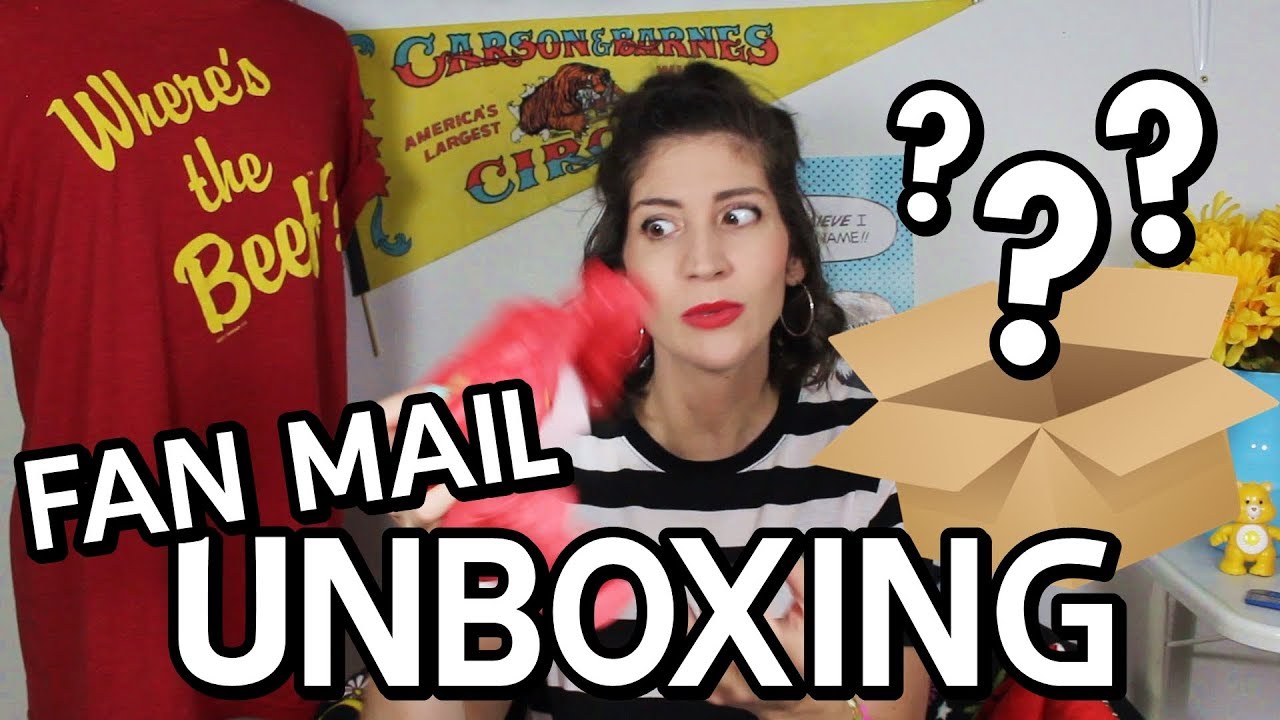 THRIFTED FAN MAIL UNBOXING!