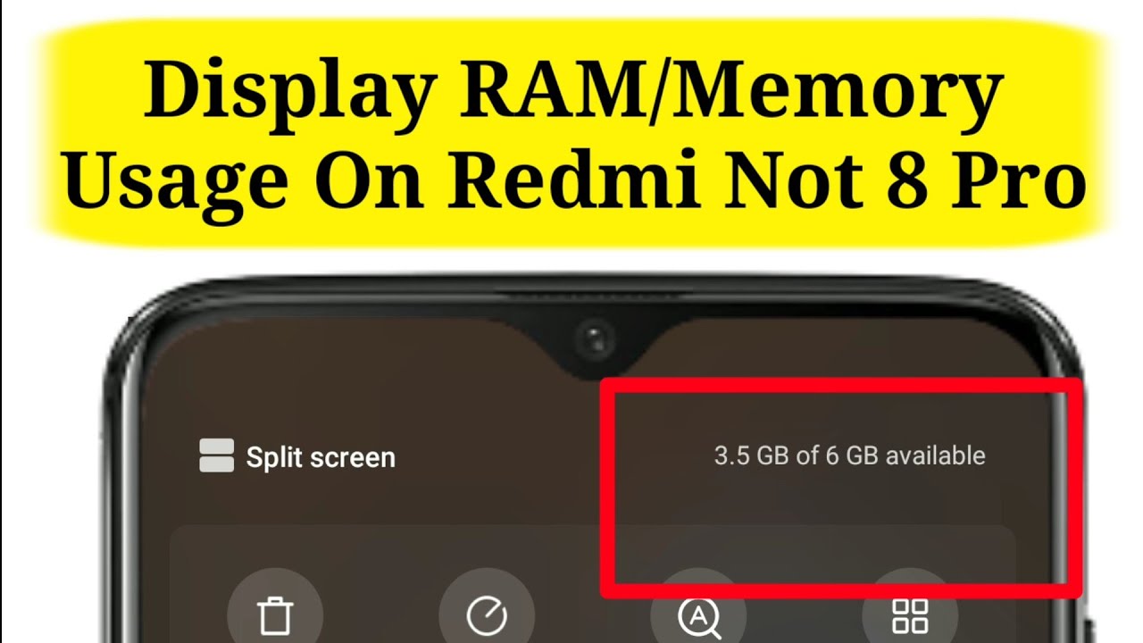 Отображение использования оперативной памяти в Redmi Note 8 Pro &mdash; настройки использования в режим...