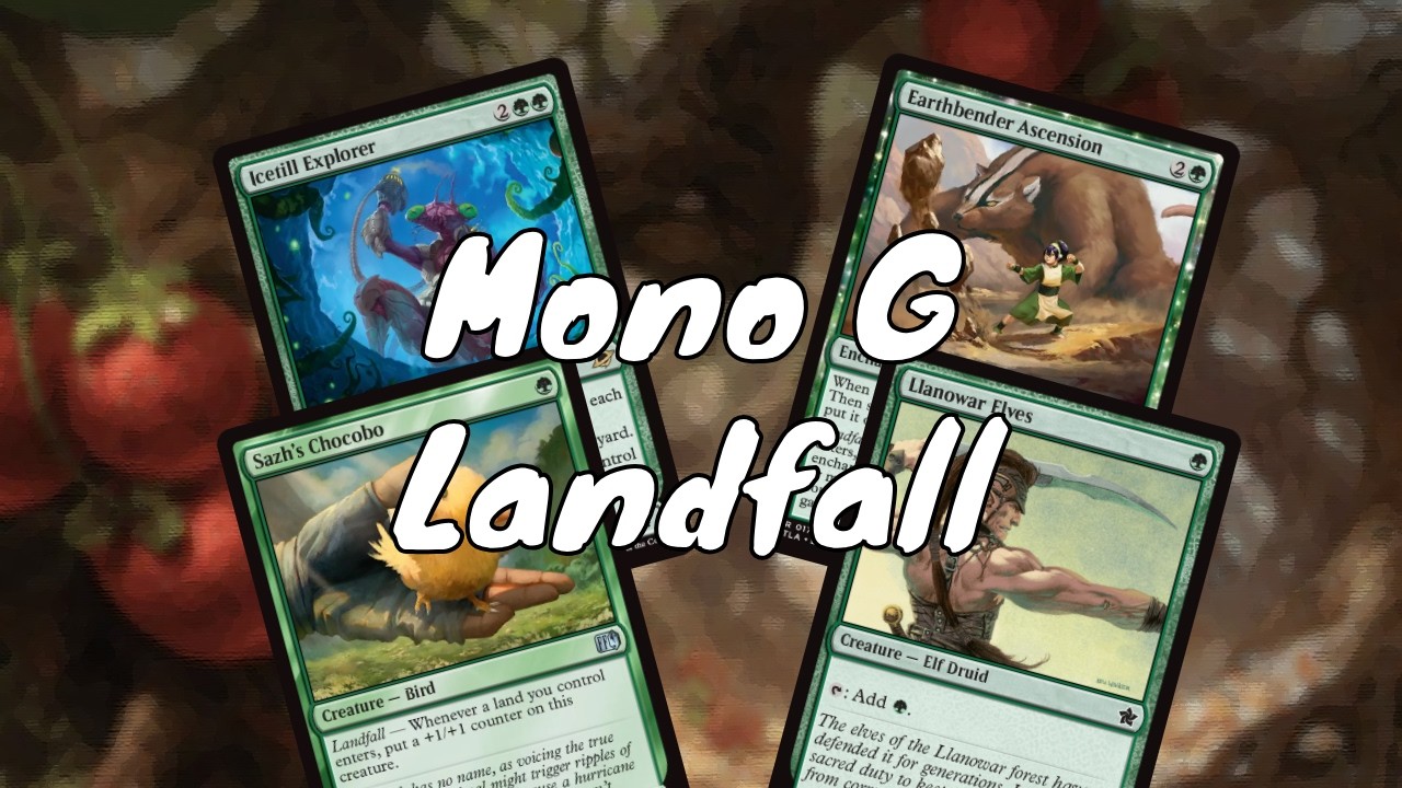 Starting to learn Standard | Mono Green Landfall | Standard | MTGO