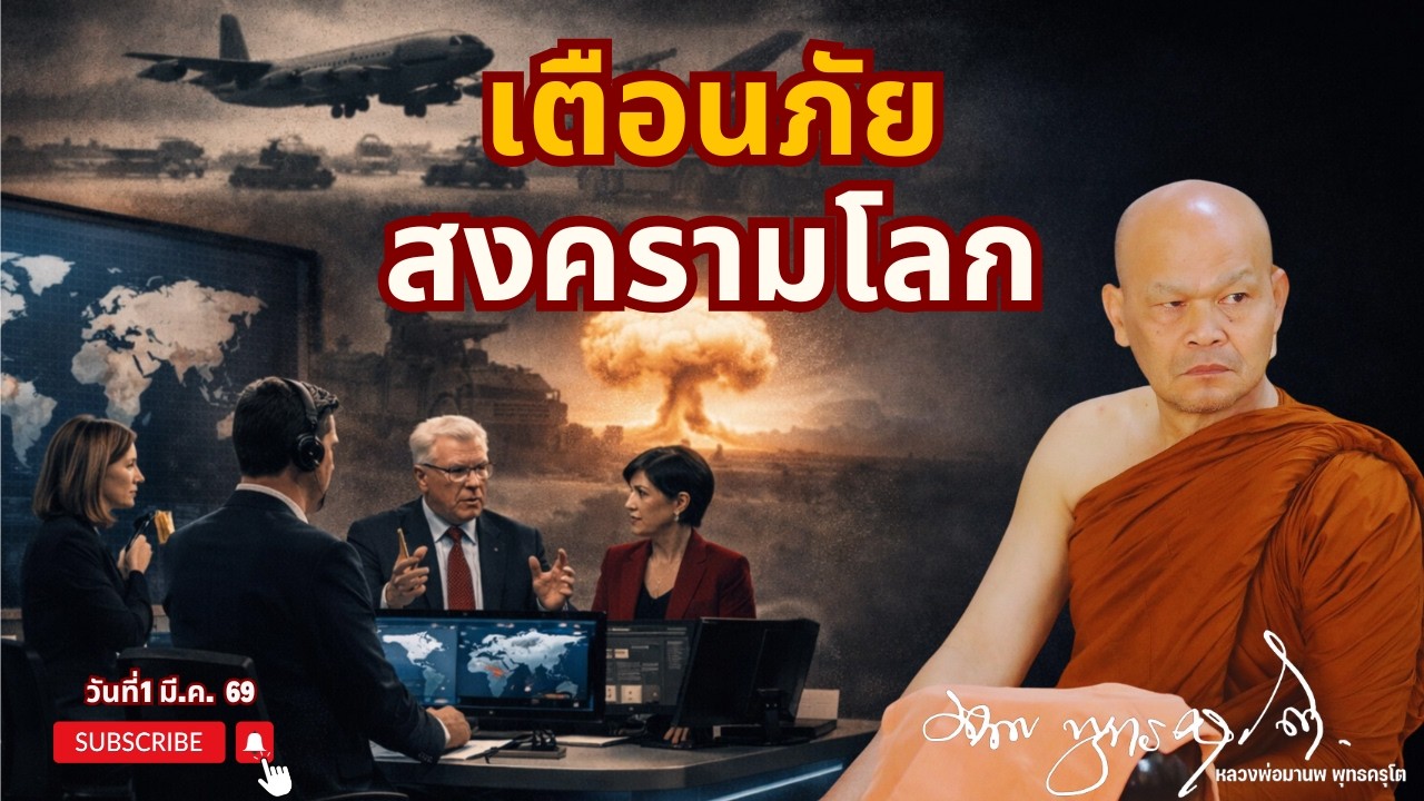 หลวงพ่อเตือนภัย สงครามโลก (1 มี.ค. 69)