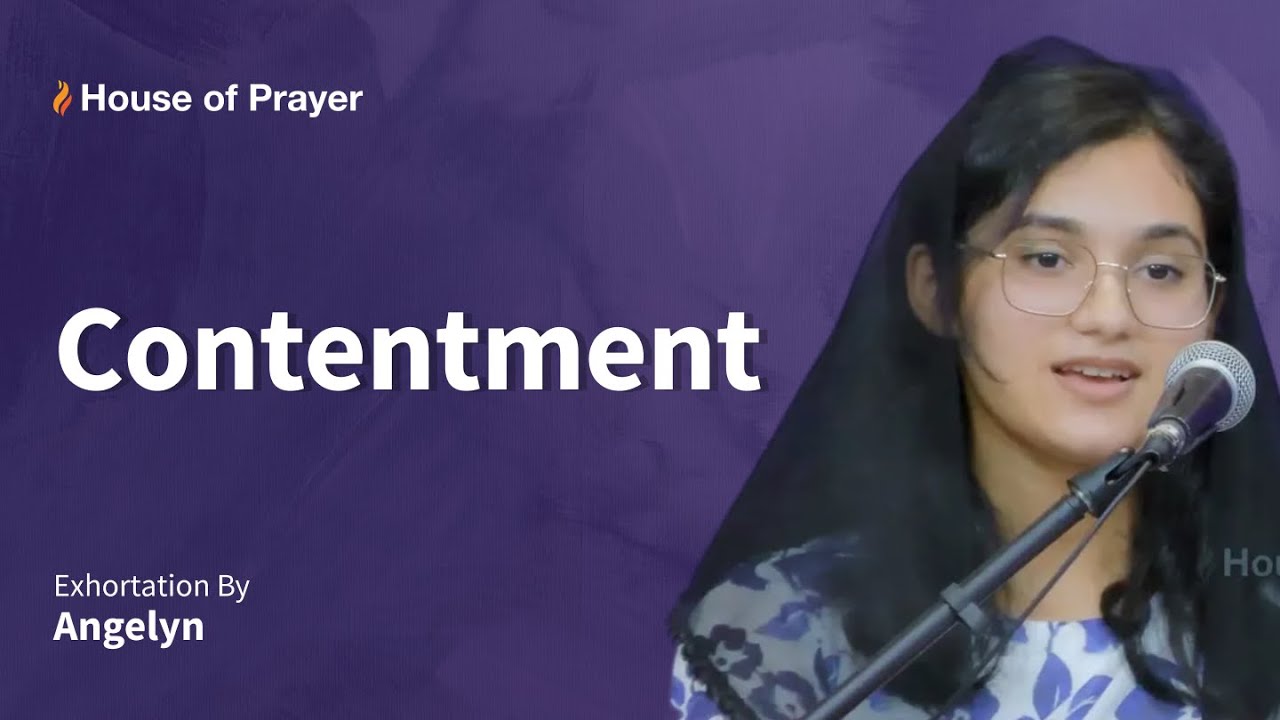 Contentment | English Exhortation | Angelyn