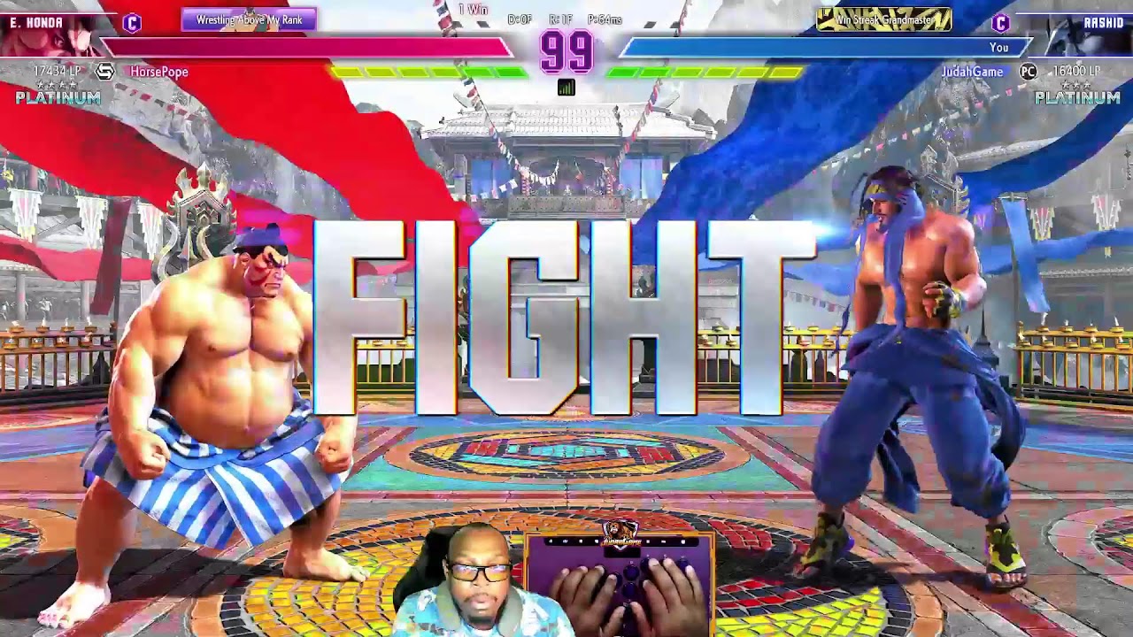 Street Fighter: Platinum Rank Rashid with Victrix Hitbox Leverless Controller
