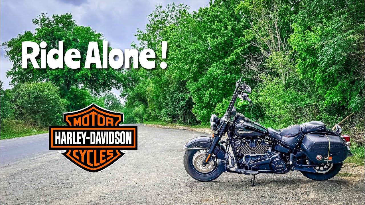 Harley ride ALONE ... NICE !