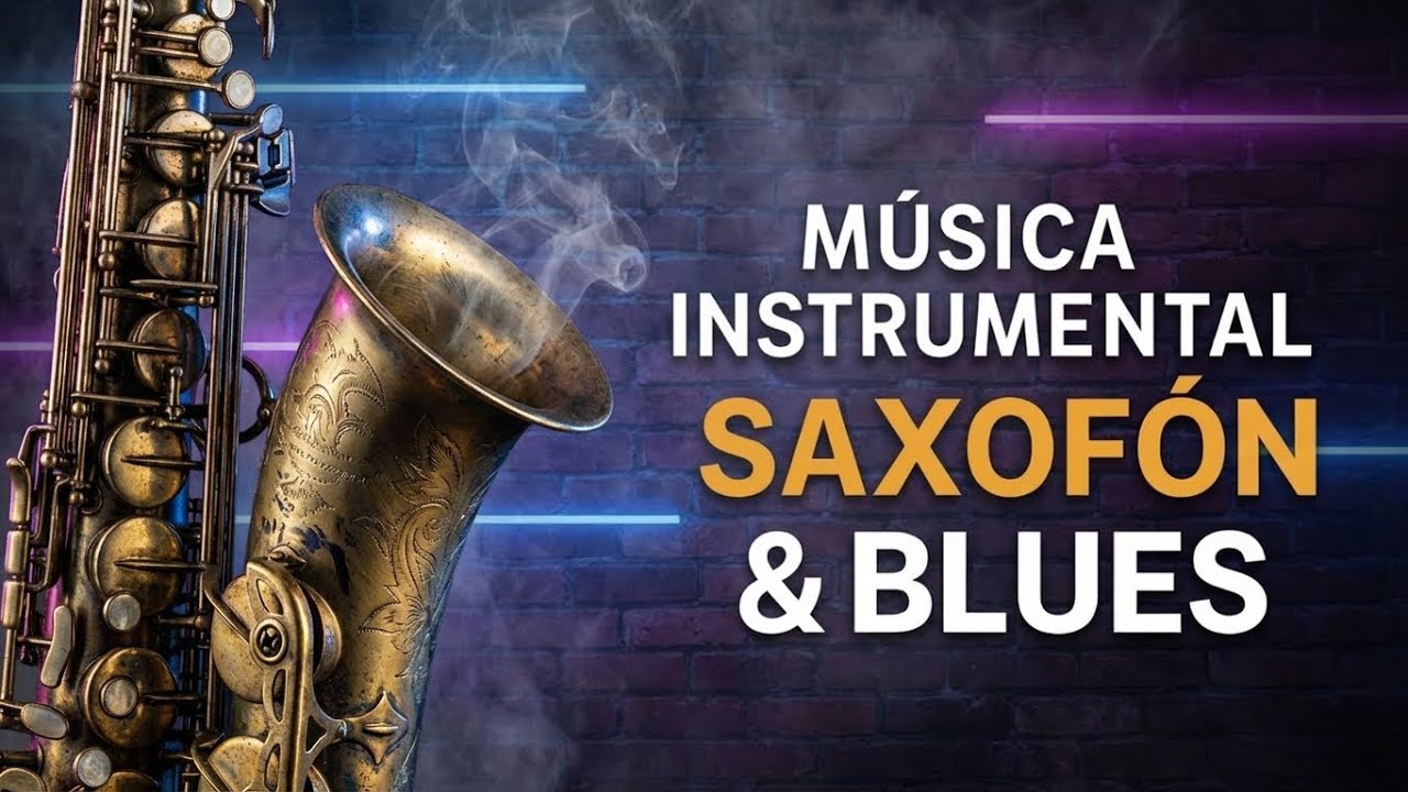 💓 BLUES QUE TE ABRAZA Y NO TE SUELTA 🎷💛 Musica instrumental saxofon