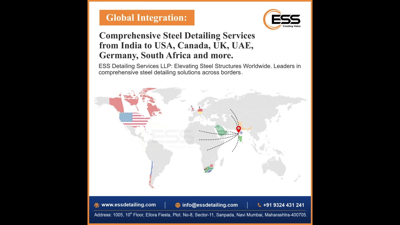 Top Steel Detailing Services Worldwide | ESS Detailing Services LLP