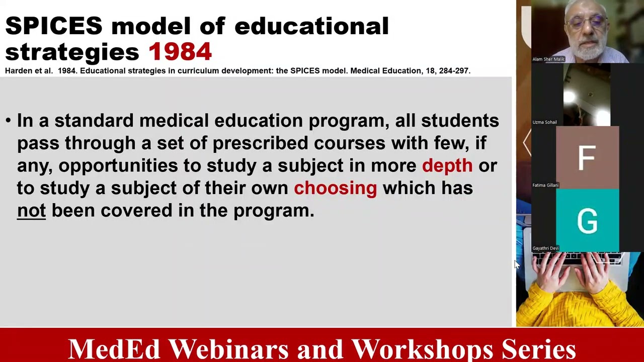 MedEd Webinar - Elective Courses in  Medical Education