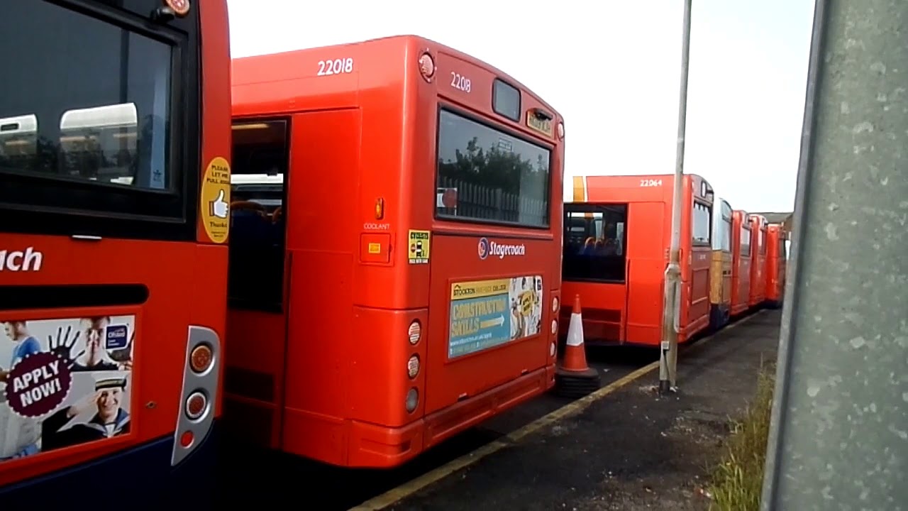 Stagecoach on Teesside Stockton Depot May 2019