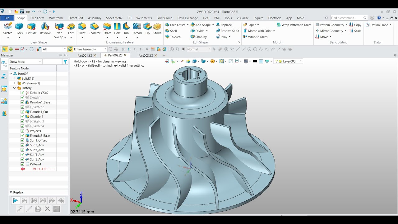 How to make a Propeller in ZW3D