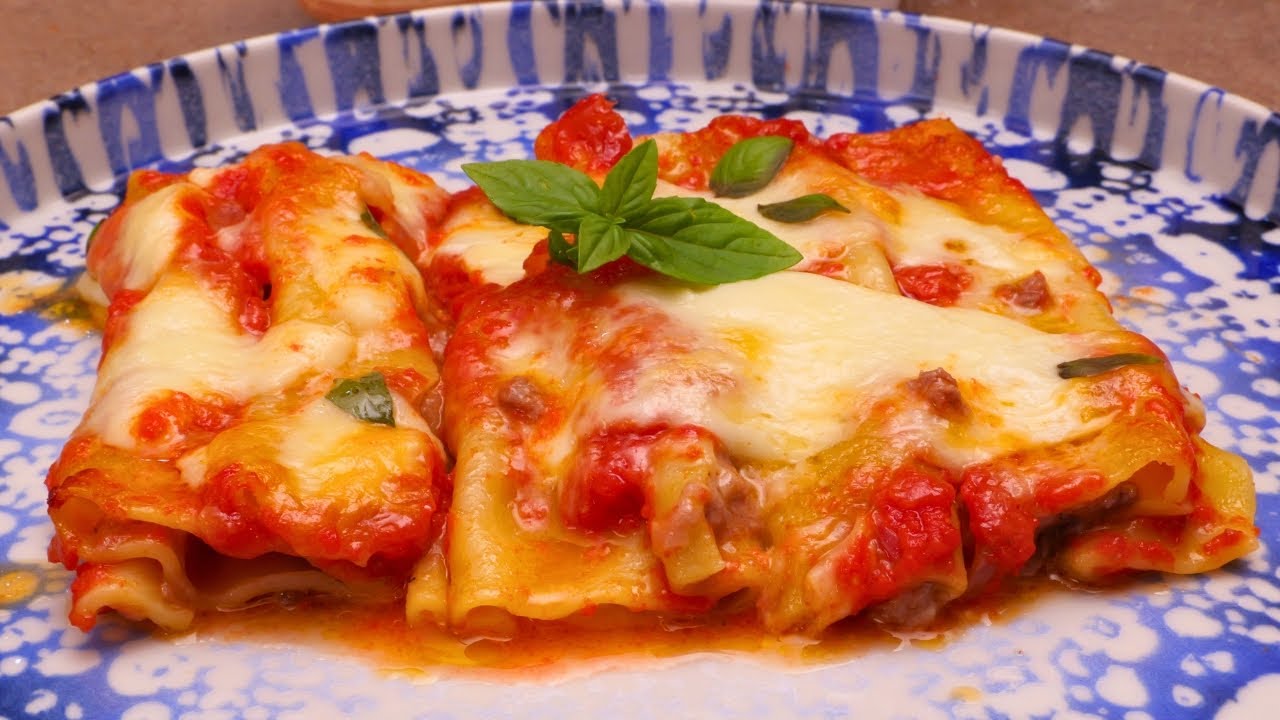CANNELLONI AL FORNO SENZA RICOTTA