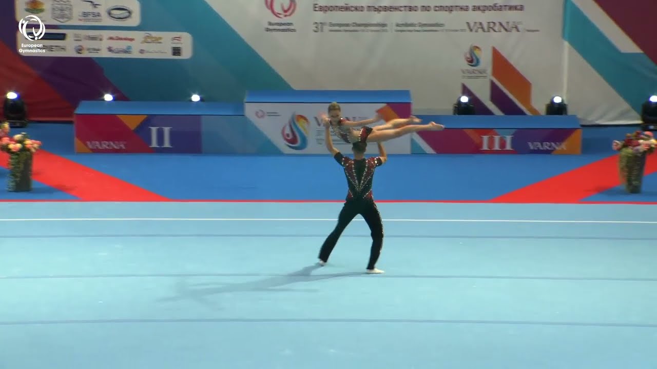 Kailani Friedrich & Tobias Arbesleitner (AUT) - 2023 ACRO European bronze medallists, Junior Dynamic