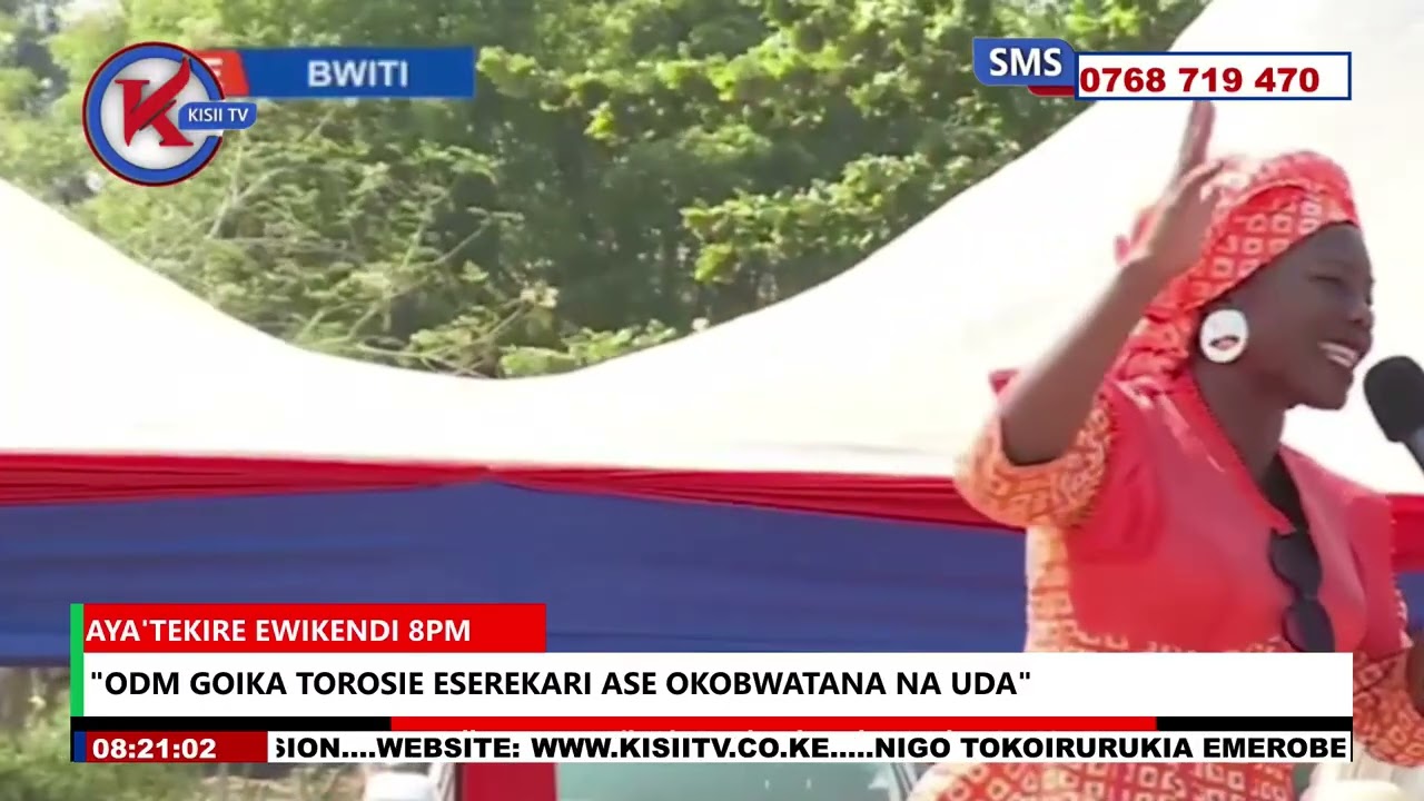 Catherine Omanyo anguruma kuhusu kuchukua nafasi ya Edwin Sifuna. 