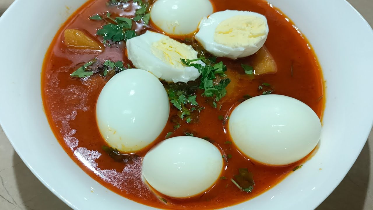 Ande Aloo Recipe - Eggs Curry Recipe - انڈے الو کا سالن 