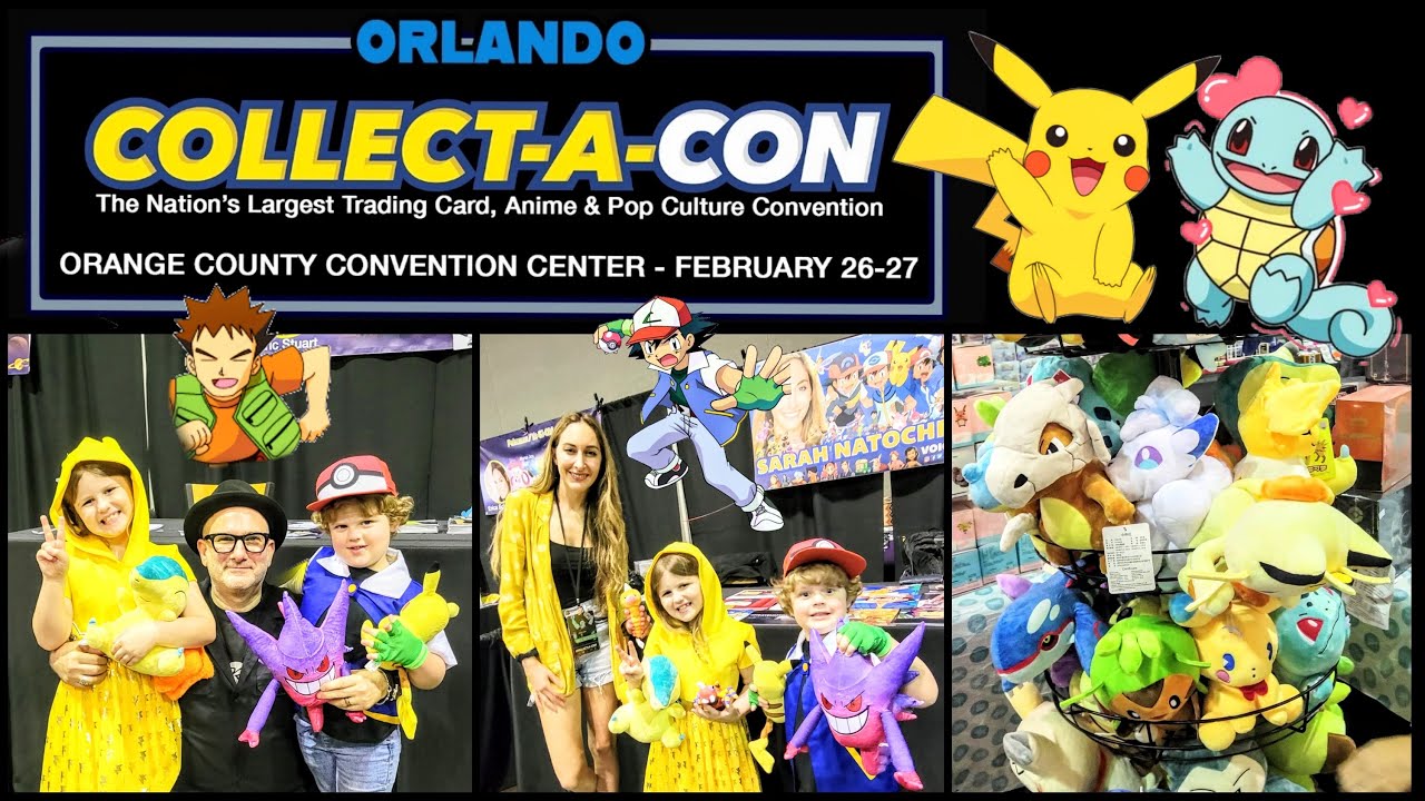 Collect-A-Con Orlando | Pokémon Convention with Pokémon Voice Actors, Cards, Funkos & Collectibles