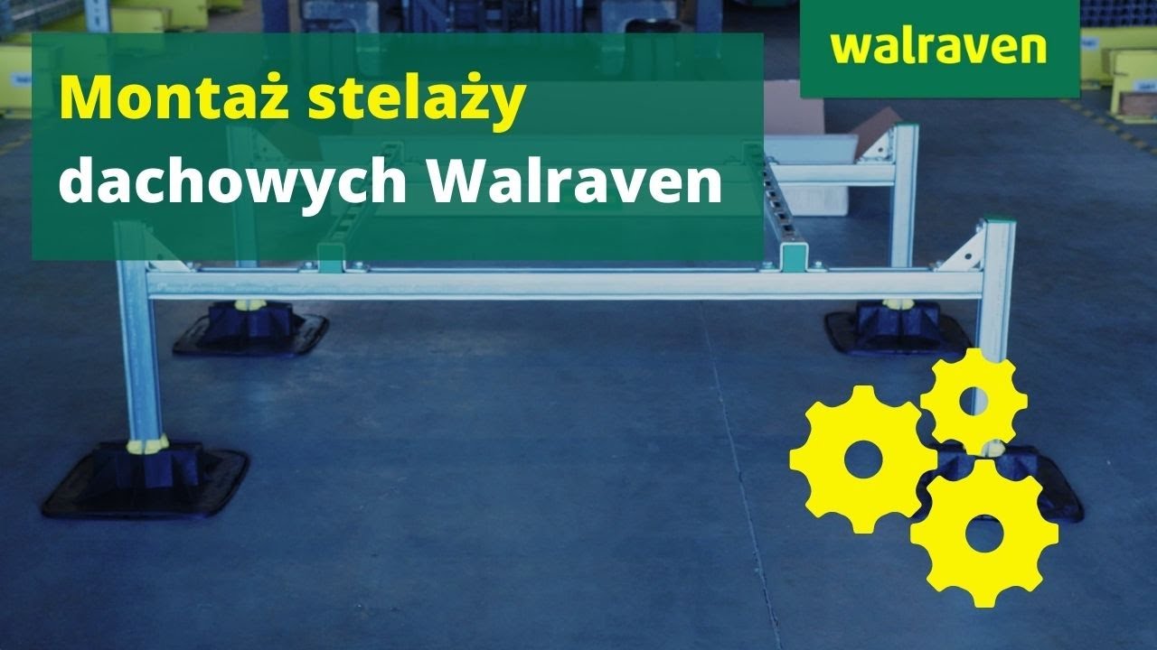 Montaż BIS Yeti stelaży dachowych - Producent Walraven
