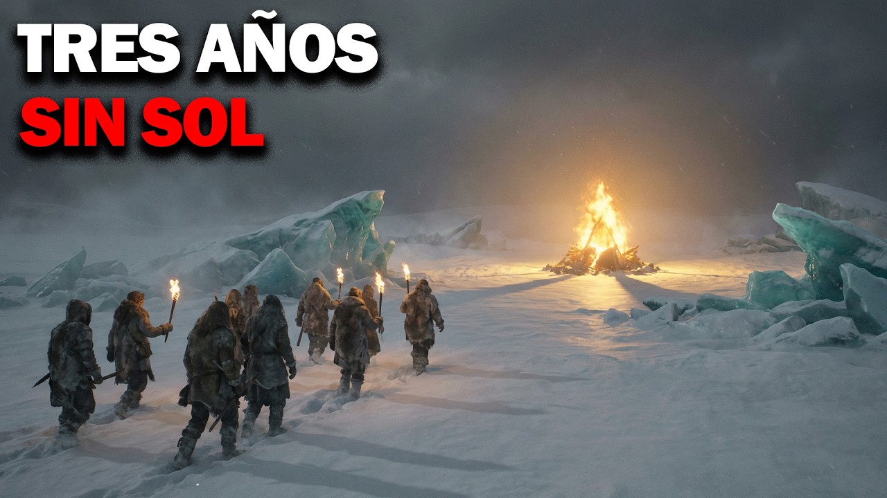 Cómo sobrevivieron tres años sin ver el sol durante la Edad de Hielo