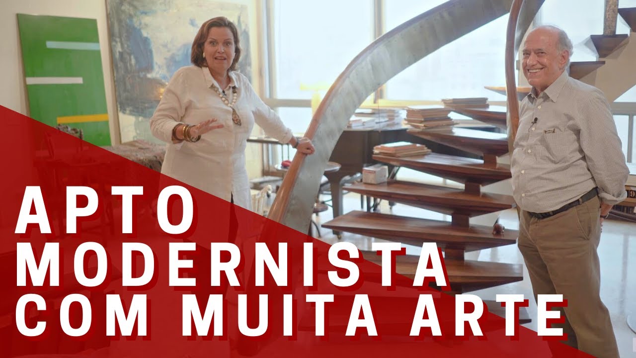 APTO MODERNISTA EM SP DE COLECIONADOR DE ARTE CONTEMPORÂNEA - COISA DE MUSEU DE ARTE