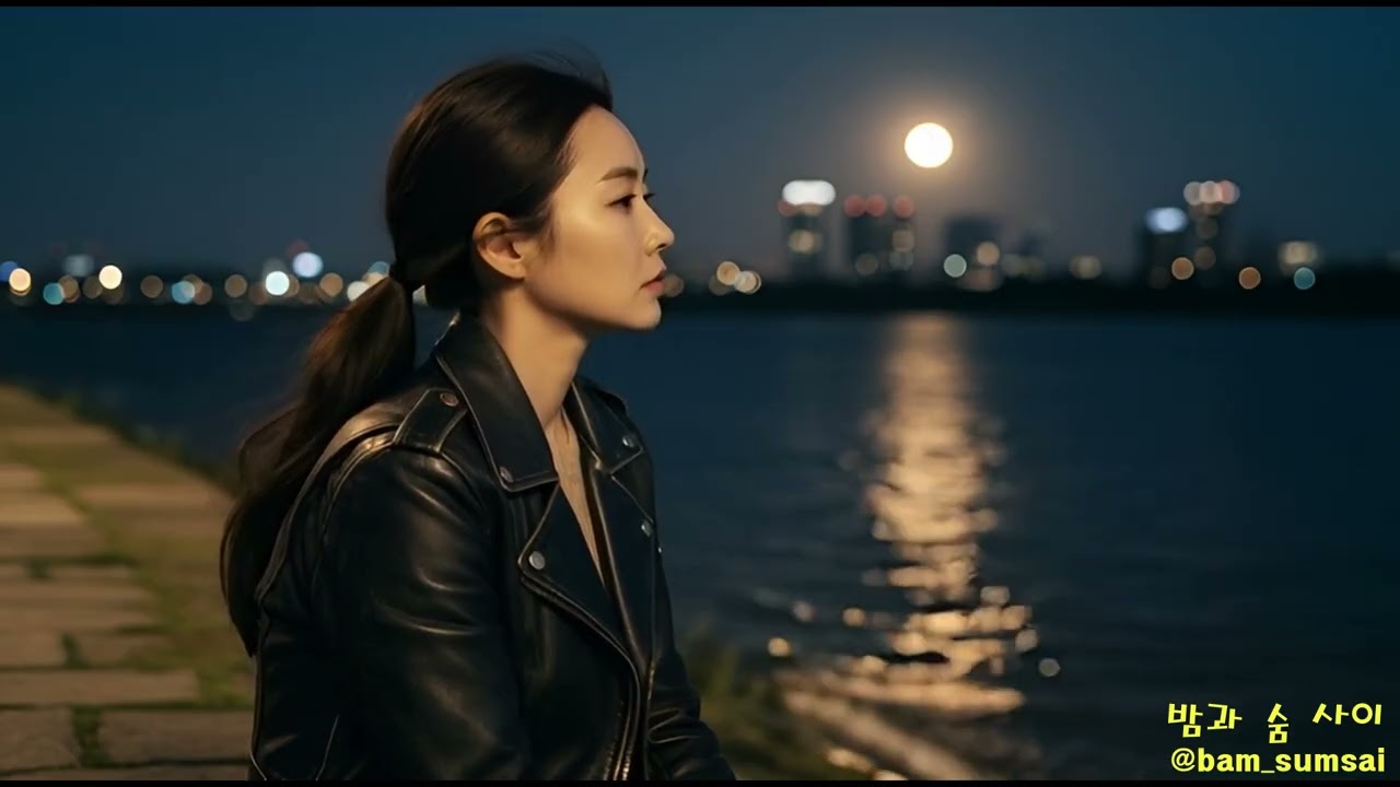 흘러가는 건 강물과 불빛뿐, 나의 시간은 멈춰 서 있는 밤 (물결만 움직이는 이 밤 / 늦은 밤 강가 블루스 발라드)