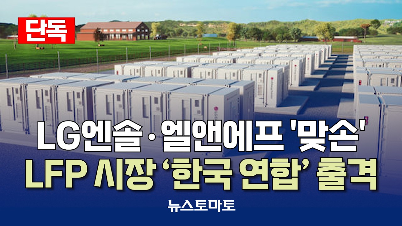 (단독)LG엔솔·엘앤에프 '맞손'…LFP 시장 ‘한국 연합’ 출격 [말하는 기자들_산업_0211]