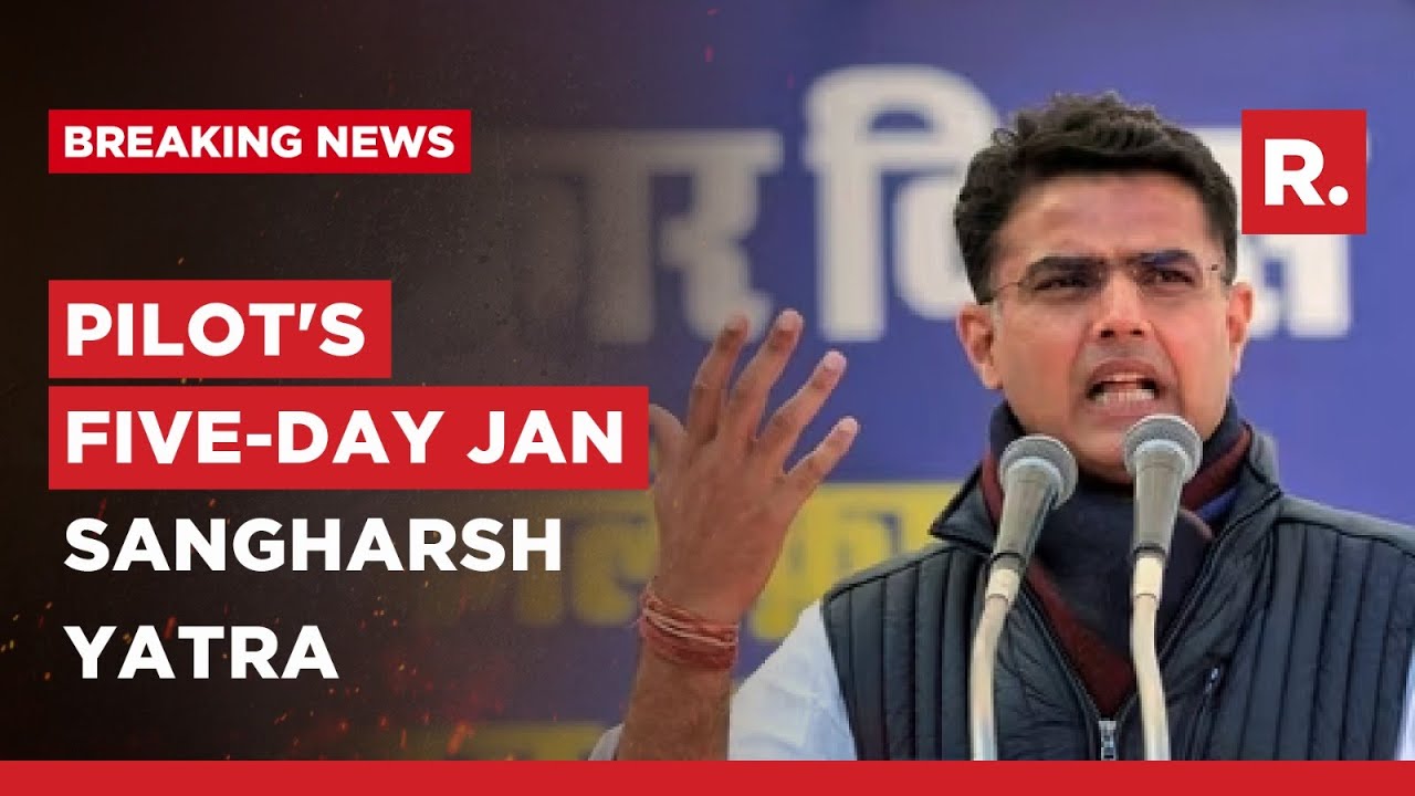 Sachin Pilot's five-day 'Jan Sangharsh Yatra' over graft, Paper Leaks Takes Off