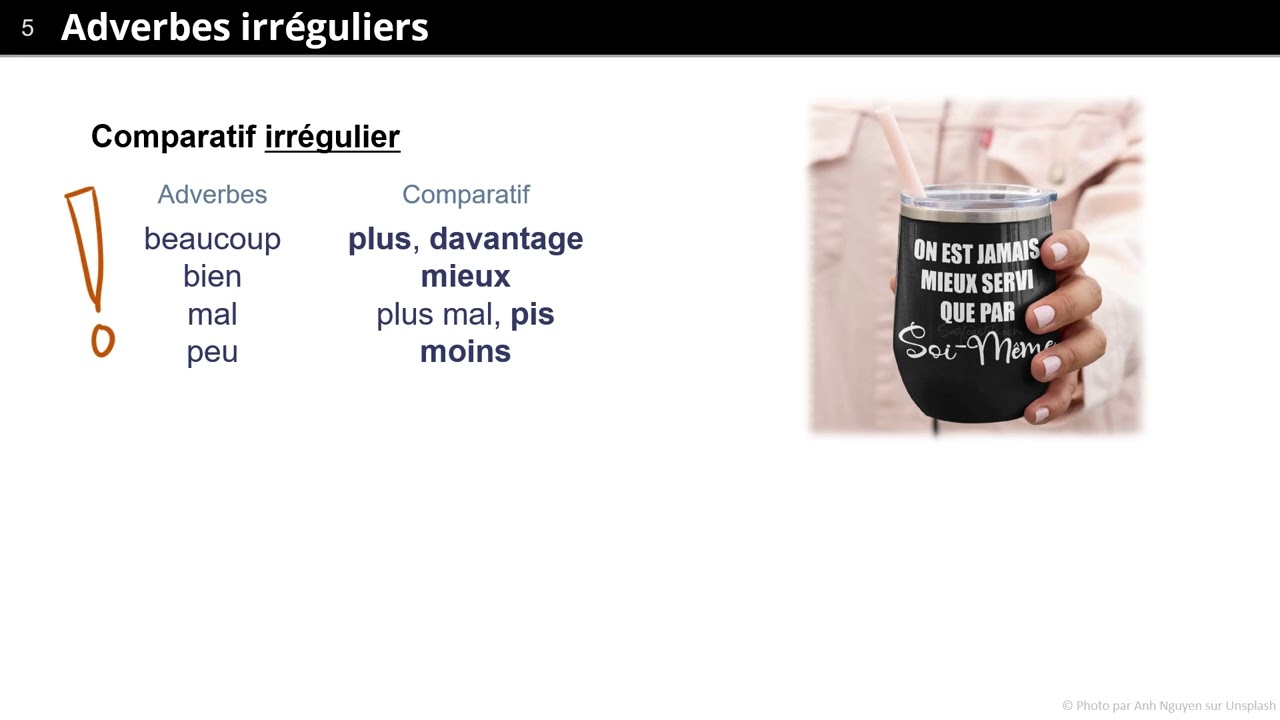 Le comparatif
