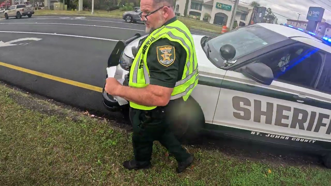 Arriving ￼ on scene to a crash 