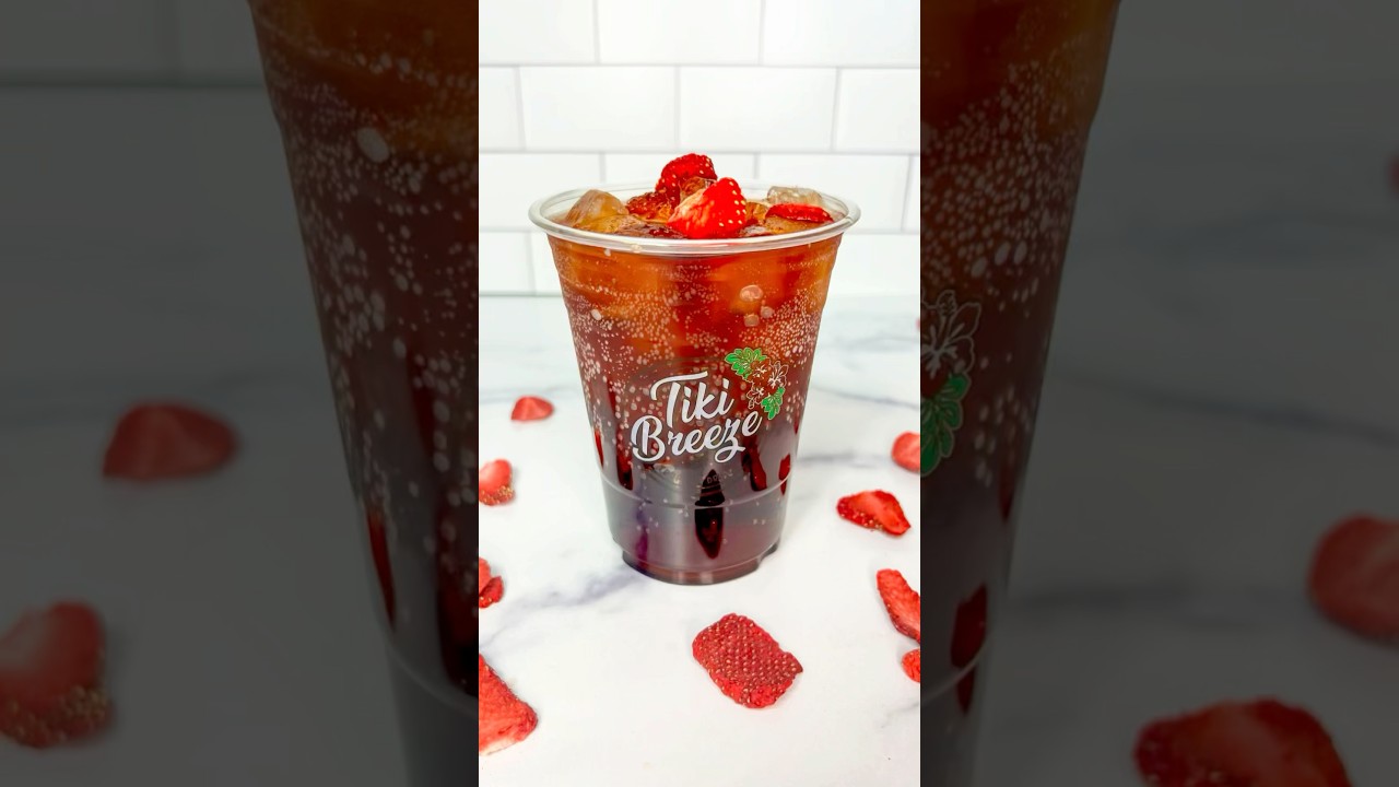 How to Make a Sugar-Free Dirty Soda | Featuring TikiBreeze NEW Diet Cola! 🍓🥤